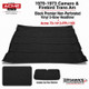 This is found in standard interior equipped cars.
1970-1973 Camaro Firebird Trans Am Black Premier Non-Perforated Vinyl 5-Bow Headliner with Sun Visor Material Acme - 70-1413-PPL116
