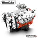 PS6320CTCK GM Big Block Compatible 632 C.I. Pro Series Engine - 815 Horsepower - Deluxe Dressed - Polished Pulley Kit - Carbureted - BluePrint Engines (PS6320CTCK)
