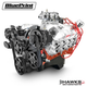 PS6320CTCKB GM Big Block Compatible 632 C.I. Pro Series Engine - 815 Horsepower - Deluxe Dressed - Black Pulley Kit - Carbureted - BluePrint Engines (PS6320CTCKB)