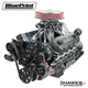 B632KB4L8X GM Big Block Compatible 632 C.I. Pro Series Engine & 4L80E Automatic Transmission - 815 Horsepower - Blackout Reaper Edition Builder Series - Black Pulley Kit - Carbureted - BluePrint Engines (B632KB4L8X)