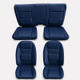 Key Features:
Front and rear replacement seat upholstery set
Part number: U377L-L318
Brand: Acme
Fits 1978-1981 Pontiac Firebird Trans Am Deluxe interior applications
Dark blue leather seating area
Matching dark blue vinyl sides and back
Includes upholstery for front and rear seating areas
Includes installation instructions
Includes hog rings
Includes hog ring pliers