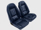 Zipper back style on upper seat backs.