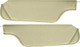 1970 Chevrolet Camaro / Pontiac Firebird Sandalwood Perforated Premier Grain Vinyl Sun Visors Without Mirrors, Pair, Acme SV102-PRP1180 