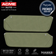 1973 Chevrolet Camaro / Pontiac Firebird Jade Green Premier Perforated Vinyl Sun Visors Without Mirrors, Pair, Acme SV113-7319 