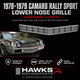 1978-1979 Chevrolet Camaro Standard Argent Silver Lower Front Grille, OER 459170