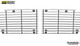 OER BG3221 billet grille replacement for 1970-1973 Chevrolet Camaro standard models.