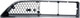 OER F12303 left-hand driver-side front grille for 1977 Pontiac Trans Am.