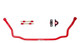 Red UMI 4066 front sway bar with billet mounts for Camaro Firebird and Trans Am