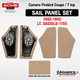 1982-1992 Camaro Firebird and Trans Am Saddle 1755 foam-backed cloth plastic rear sail-panel pair, Acme QP54C-1755