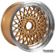Iconic gold mesh center with polished lip
Each Wheel Weighs 21 lbs 6 oz (without center cap)
Precision-manufactured for OE-style fitment and strength
Free Shipping within the continental U.S.