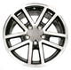 1993-2002 Camaro SS 17x9 35th Anniversary 10-Spoke Wheel, Black/Silver, INDIVIDUAL, Hawks Restoration Parts HT179SS35-I