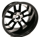 1993-2002 Camaro SS 17x9 35th Anniversary 10-Spoke Wheel, Black/Silver, INDIVIDUAL, Hawks Restoration Parts HT179SS35-I