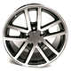 1993-2002 Camaro SS 17x9 35th Anniversary 10-Spoke Wheel, Black/Silver, INDIVIDUAL, Hawks Restoration Parts HT179SS35-I