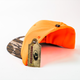 Hawks Motorsports Hunter Orange & Camo Leather Patch Snapback | Richardson 880 (HAWKSCAMOHAT)
