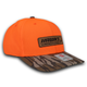 Hawks Motorsports Hunter Orange & Camo Leather Patch Snapback | Richardson 880 (HAWKSCAMOHAT)
Angle view