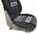 83-86 Camaro Lear Siegler Custom Seat Upholstery w/ Solid Rear Back