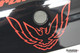 1993-2002 Pontiac Firebird Trans Am Rear Taillight Filler-Panel Name and Bird Overlay Decal Set, Phoenix Graphix 9302TATB