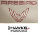 1993-1997 Pontiac Firebird / Formula Rear Taillight Filler-Panel Name and Bird Overlay Decal Set, Phoenix Graphix 9397FTB