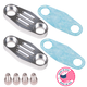 98-2000 Camaro/Firebird LS1 EGR & Smog Block-Off Plate Kit, Billet Aluminum