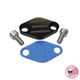 1998-2000 Camaro/Firebird EGR Intake Block-Off Plate for Exhaust Manifolds, Billet Aluminum, Black Hawks Motorsports