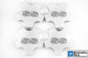 Hawks Motorsports produced GM Authorized Reproduction f 2000-2002 Camaro SS wheel center caps, part number HT-80015