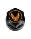 Firebird NEW Black with Gold Bird 16" Wheel Centers, Set of 4 (also will fit the 17" GTA Aftermarket Wheel) 