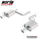 11809 2009-2014 Cadillac CTS-V Sedan 6.2L S-Type Axle-Back Rear Section Exhaust System, T-304 Stainless Steel, Borla (11809) Hawks Motorsports