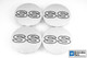 96-99 Camaro SS Chrome 5 spoke Center Caps w/ Black SS Outline, Set of 4