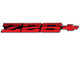 91-92 Camaro Z28 Red Rear Bumper Emblem