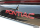 1991-1992 Pontiac Firebird Trans Am GTA Red PONTIAC Center Taillight Decal Set, Phoenix Graphix 9192GTA