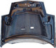 93-97 Firebird 4" Ram Air Style Hood, bolt on, Fiberglass