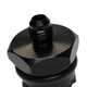 LS Valve Cover Oil Cap Adapter w/ -6 AN Fitting, Billet Aluminum, Black, Hawks Motorsports