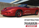 New replacement L/R fender vent screen grills for LOWER or BOTTOM ghrills as shown installed on car.