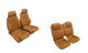 87-92 Firebird GTA Notchback Lumbar Style Seat Upholstery Kit Leather Like Hampton Vinyl