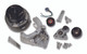 Holley A/C Compressor Bracket for LS Series Engines, Passenger Side Location, Includes R4 Compressor, Tensioner & Pulleys