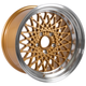 1987-1992 Firebird GTA 17x9 Wheel Set, Set of 4, Gold, Wheels Only, Hawks Restoration Parts