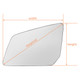 82-92 Camaro/Firebird MANUAL Side View Mirror Glass LH Driver Side, Aftermarket