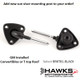 Add a pair of new mounting posts to your order! Select:
BRKT81-BLACK ------------- GM Installed Convertibles and T-top cars
