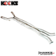 Complete Kooks 21703100 3-inch stainless steel Competition Only X-pipe for the 2014-2019 Chevrolet Corvette C7