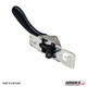 New reproduction left-hand driver-side interior door handle for 1993-2002 Camaro and Firebird, showing the handle, mounting bracket and spring back