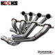 Complete set of Kooks 1-7/8-inch stainless steel long tube headers for the 2014-2015 Chevrolet Camaro Z/28 LS7