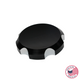 1993-2002 Camaro/Firebird, 1997-2004 Corvette Brake Reservoir Cap, Billet Aluminum, Black, Hawks Motorsports