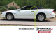 Convertible exterior sail-panel trim fitted behind the side glass on a verified Camaro