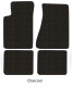 Charcoal Acc Floor Mats for 1982-1992 Firebird Trans Am.