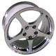 Corvette C5 Wheels Chrome 17x9.5, Set of 4