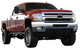 2011-2014 Chevrolet Silverado HD 2500/3500 T-Rex X-Metal Black Main Grille, 2 Piece Overlay