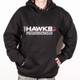 Hawks Motorsports Hooded Sweatshirt, Hoodie - BLACK