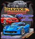 T-Shirt, Hawks Motorsports T-Shirt with Corvette, GTO, CTS-V, Black