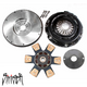 97-2014 Camaro/Firebird/GTO/Corvette/CTS-V  LS1, LS2, LS3, LS6 Stage 2 Sinister Clutch Kit w/ Billet Flywheel, Hawks 