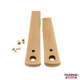 1982-1987 Camaro / Firebird Seat-Belt Receiver Sleeves, Saddle Tan, Pair